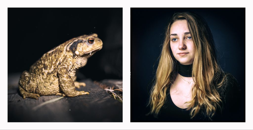 Fine art portrait from Artemis and the Toad
