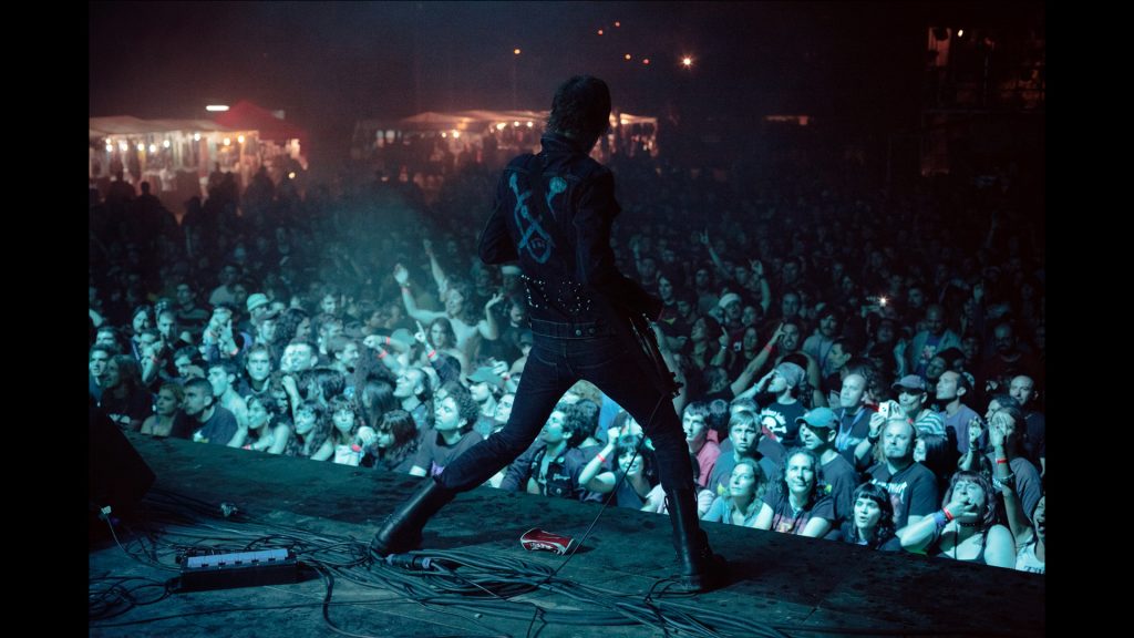 Concert photography during a live music performance