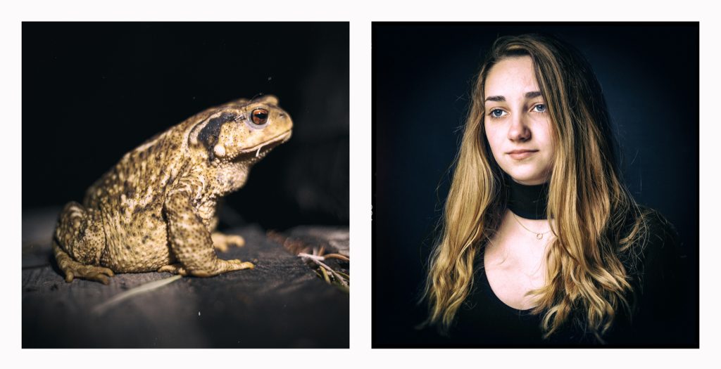 Fine art portrait from Artemis and the Toad