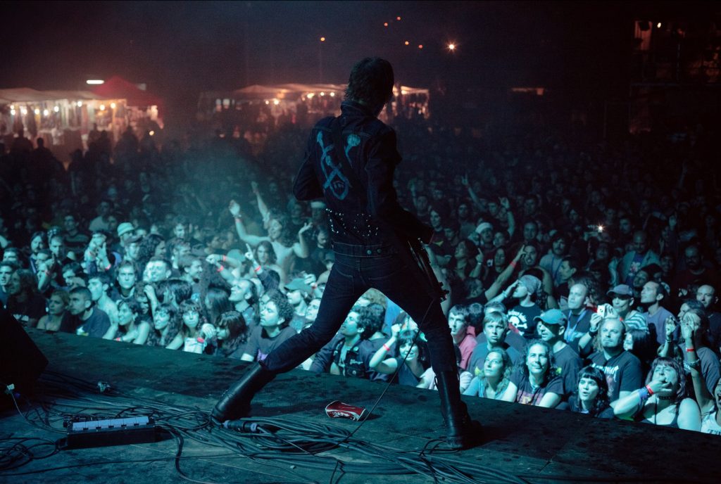 Concert photography during a live music performance